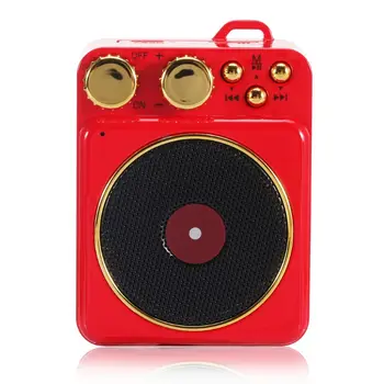 

T10 Bluetooth 5.0 Speaker Mini Retro Phonograph Stereo Sound Wireless Speaker