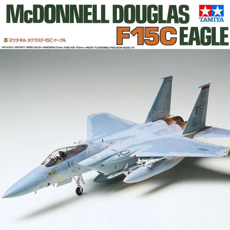 Tamiya 61029 1/48 Mcdonnell Douglas F15c Eagle Assembly Plane Model