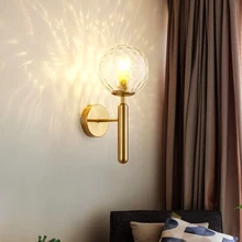 

Modern Luxury Wall Lamps LED Bedroom Bedside Round Wall Lights North Living Room Background Corridor Lighting