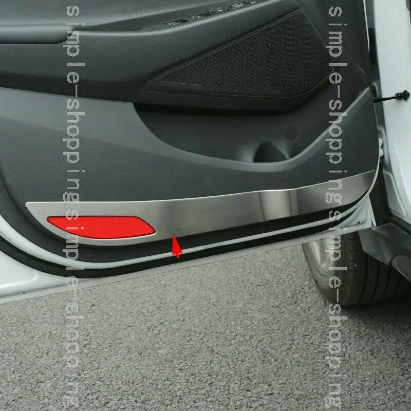 4 шт нержавеющая внутренняя дверная Kick Защитная крышка для hyundai Tucson