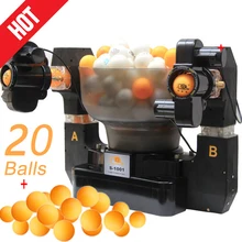 Professional S-1001 Table Tennis Robots Sender Pitching Serve Machine Trainer Racquet Sport Collecting Basket 20 Pingpong Balls