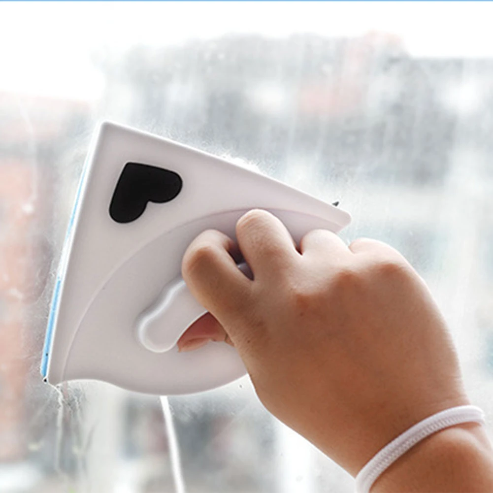 Window Cleaner Brush Double Sided Glass Cleaning Wiper Tool