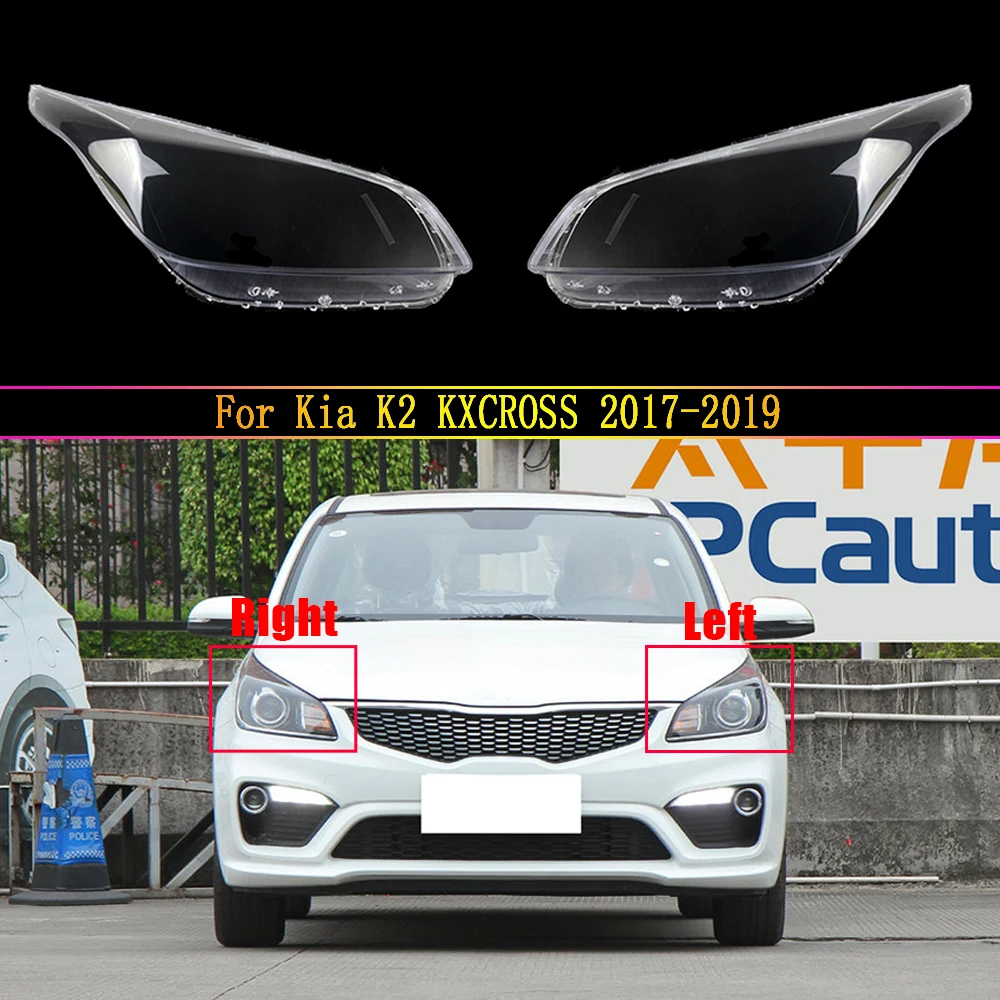Headlamp Shell Headlight Cover Headlight Shell Transparent Lens Lampshade Headlamp Glass For Kia K2 KXCROSS 2017 2018 2019