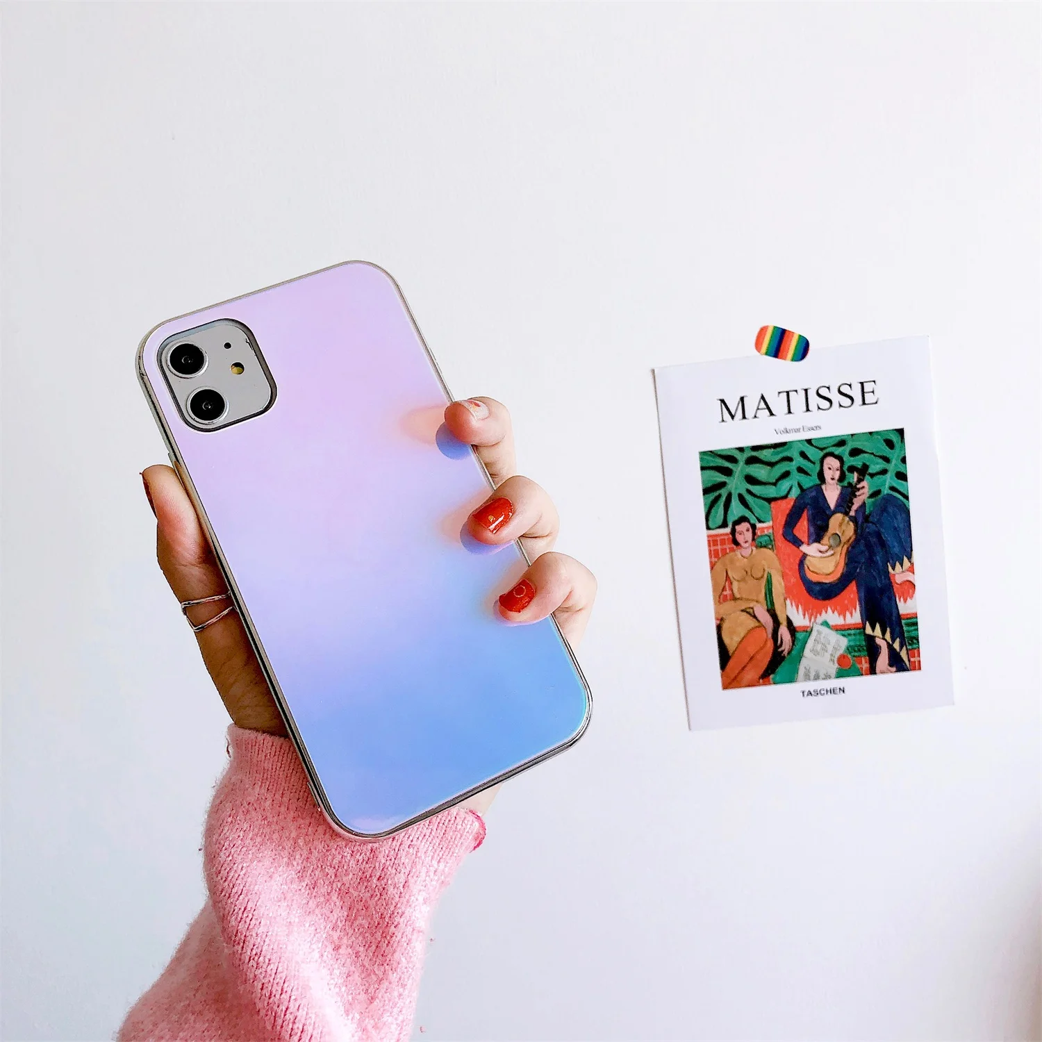LISCN новейший меняющий цвет чехол для iPhone 11 Pro Max 6 6sPlus7Plus XsMax XR 8plus стеклянный зеркальный чехол для телефона конфетный чехол с логотипом