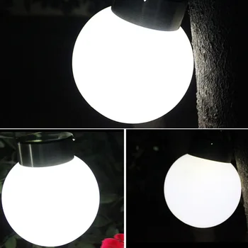 

2 pcs Outdoor Light Decorative Waterproof Solar Powered Ball Shape Landscape Lights for Patio