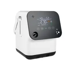 Máquina completa ajustável do oxigênio do toque para o uso da casa e do curso concentrador portátil 1-7l/min do oxigênio com função do ânion