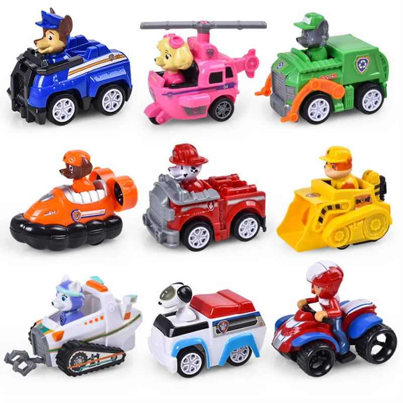 Everest Paw Patrol Puppy Dog car patrulla canina аниме фигурка автомобиль пластиковая игрушка модель