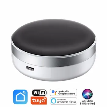 

Tuya App Universal IR Smart Remote Controller WiFi+Infrared Home Control Hub 360 Degrees Google Assistant For Alexa IFTTT