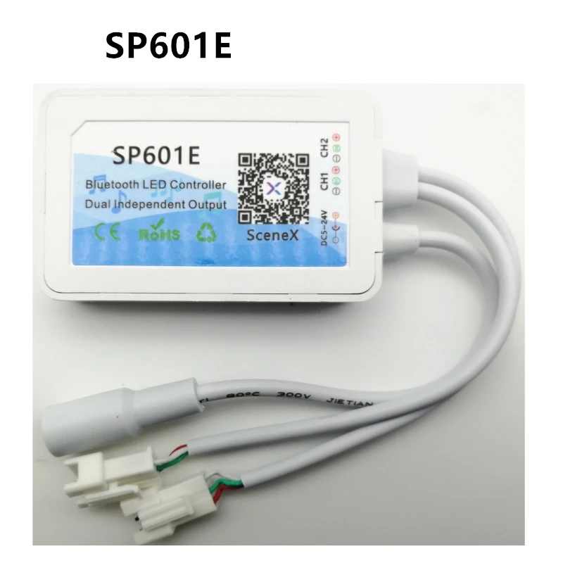 Светодиодный RGB полоса музыкальный контроллер SP601E Встроенный микрофон двойной