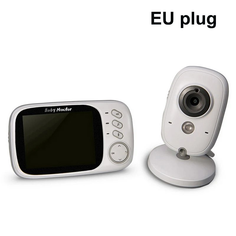EU-VB603 JUNEJOUR VB603 видеоняня VB601 2-Way Talk baby camera детский телефон ЖК-дисплей детская Колыбельная температура ночного видения - Цвет: EU-VB603