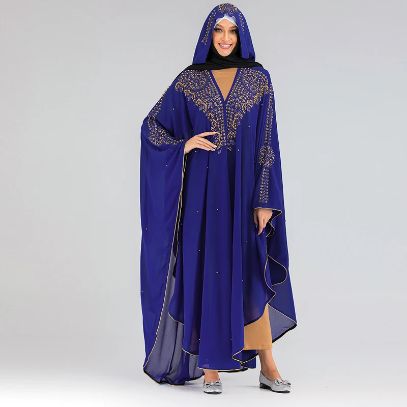 Болеро с блестками женский женское болеро кимоно Niqab Abaya длинный мусульманский