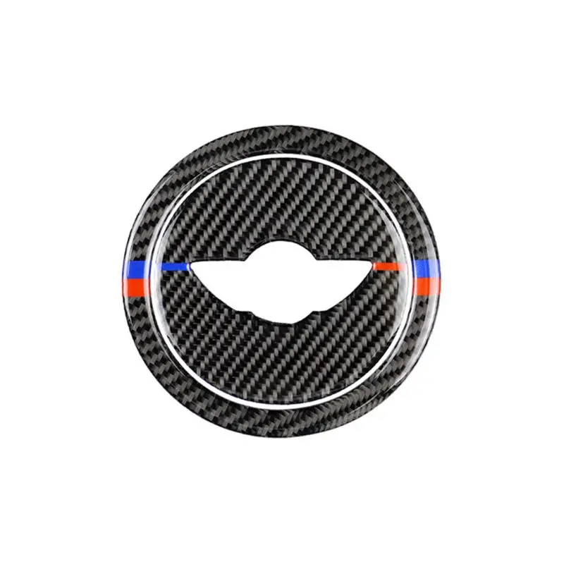 8YY700163-B Наклейки на руль из углеродного волокна для Mini Cooper Clubman R55 R56 Countryman R60 Paceman R61 аксессуары - Название цвета: 8YY700163-B