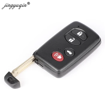 Keyforkess 315/433MHz 4 Pulsanti di KeylessGo Chiave Auto Chiave A Distanza Per Toyota Land cruiser Prado Camry Crown Yaris F433 a433 0140 3370 5290 - Jingyuqin 315 433MHz 4 Pulsanti di KeylessGo Chiave Auto Chiave A Distanza Per Toyota Land
