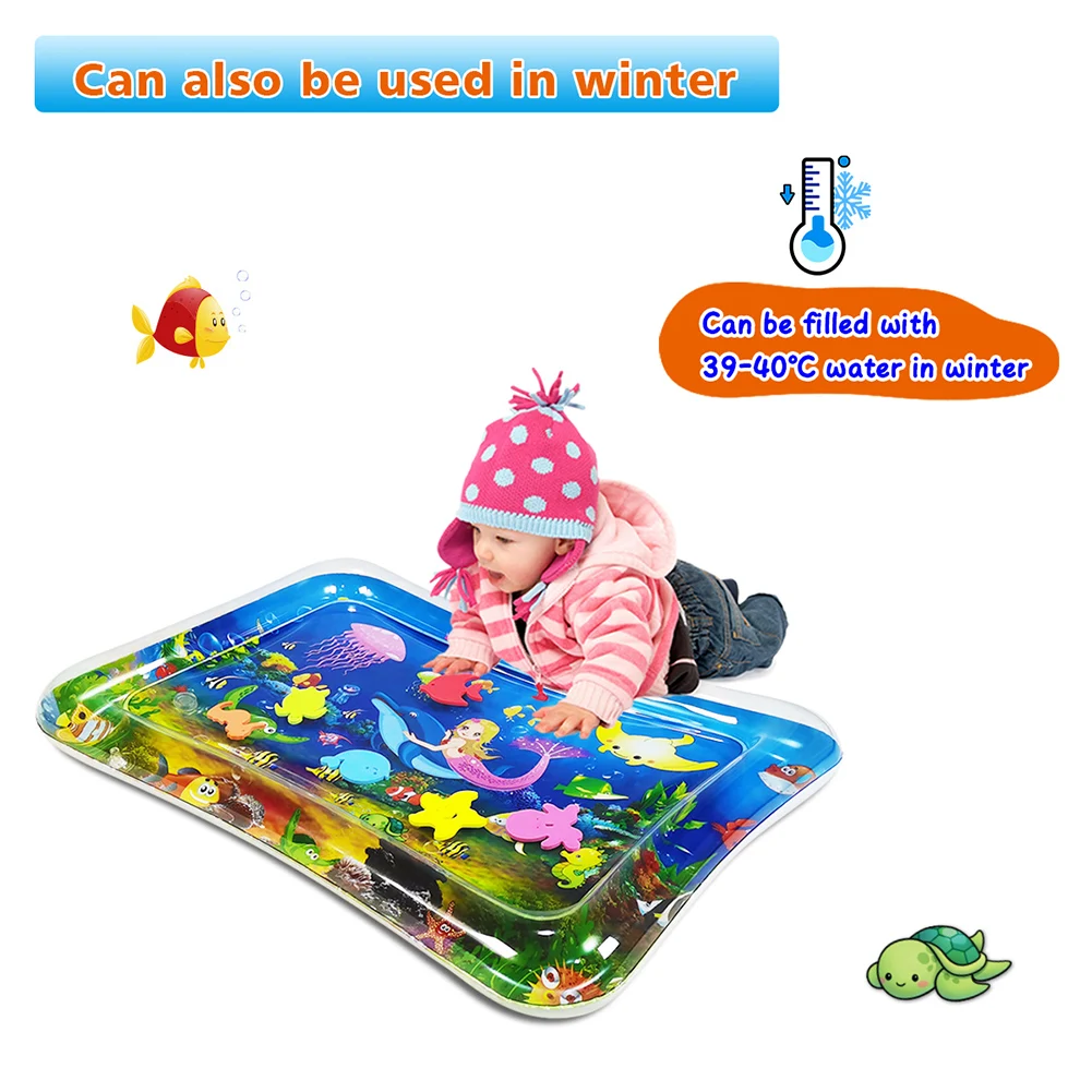 TAPIS D'EVEIL,ppd 003--Tapis'eau gonflable pour bébé, coussin pour bébé en bas âge, tapis de jeu