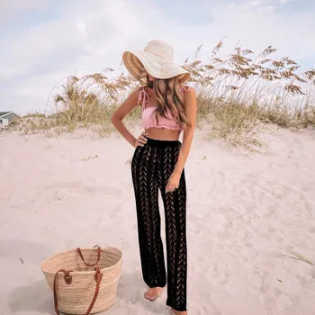 

Salida De Playa Mujer 2020 Swimsuit Cover Up Pants Kaftan Sarong Plus Size Swimwear Sarongs Bathing Suit Women Capes Cover Ups