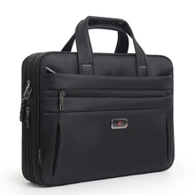 Деловой портфель, 16 дюймов, сумка для ноутбука, мужская сумка, ткань Оксфорд, большая емкость, сумки, высокое качество, сумки на плечо