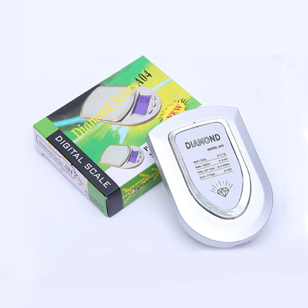 0,01 100g 200g 500 г электронные весы, весы для драгоценных камней, выполненные из электронные весы высокой точности Карманные электронные весы мини шкала ладони A04
