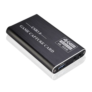 

4K HDMI Video Capture Card USB3.0 Game Device with 1080P 60FPS Live Streaming Recorder for PS4
