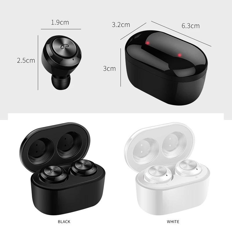 A6 TWS Bluetooth 5,0 беспроводные наушники для Redmi Airdots светодиодный бизнес стерео наушники мини спортивные наушники игровая гарнитура PK A6S