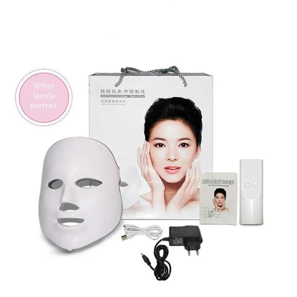 

Beauty Equipment Led Photon Beauty Mask Instrument Seven Color Photon Rejuvenation Instrument Charging Spectrometer