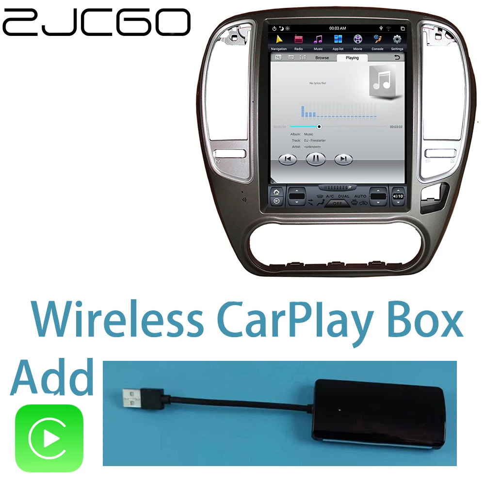 Screen add CarPlay Автомобильный мультимедийный плеер стерео gps DVD радио навигация NAVI Android экран для Nissan Sylphy Almera G11 2005~ 2012 - Цвет: Screen add CarPlay