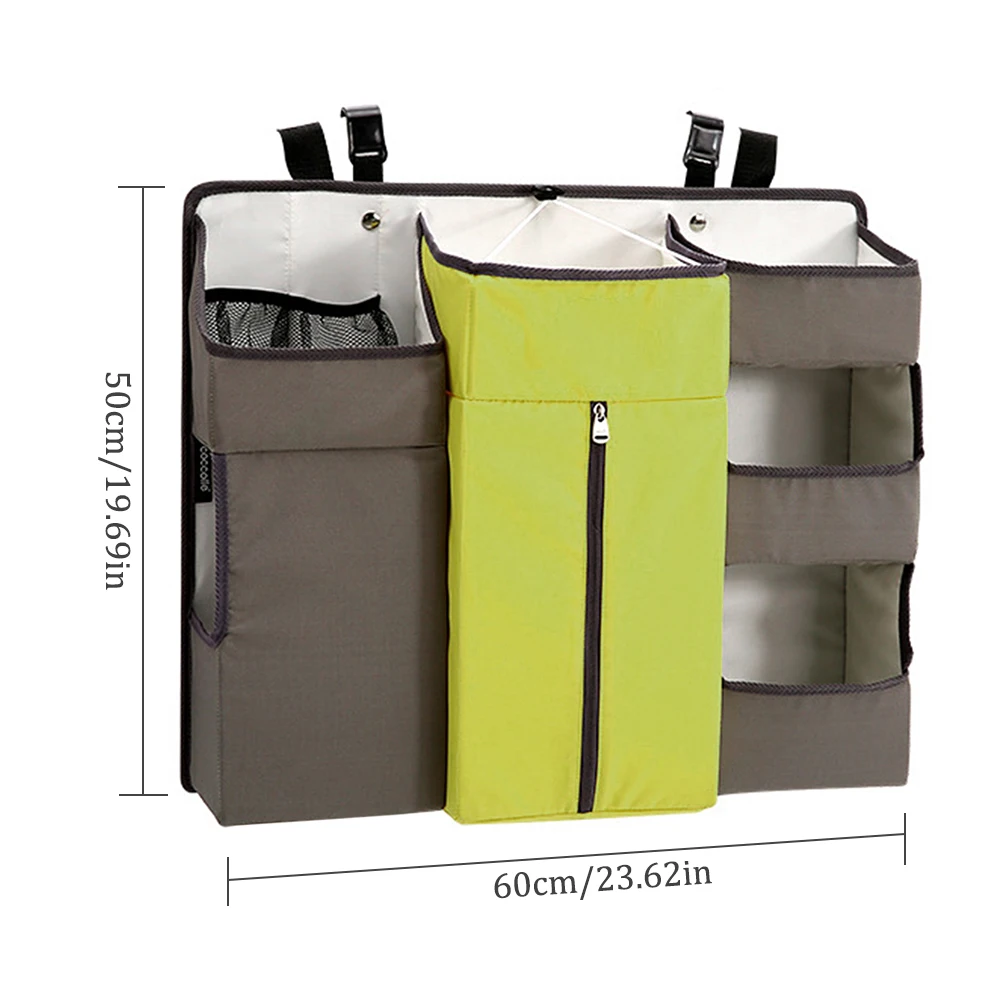 Детская кроватка детская кровать висячая Сумка Портативные водонепроницаемые подгузники Органайзер прикроватный кровать бампер Жесткая Сумка постельные принадлежности