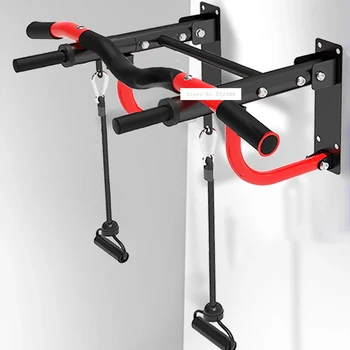 

Indoor Horizontal Bar Multifunctional Pull Up Device Steel Pipe Wall Chin Up Bar Single And Parallel Bar Fitness Equipment YT301