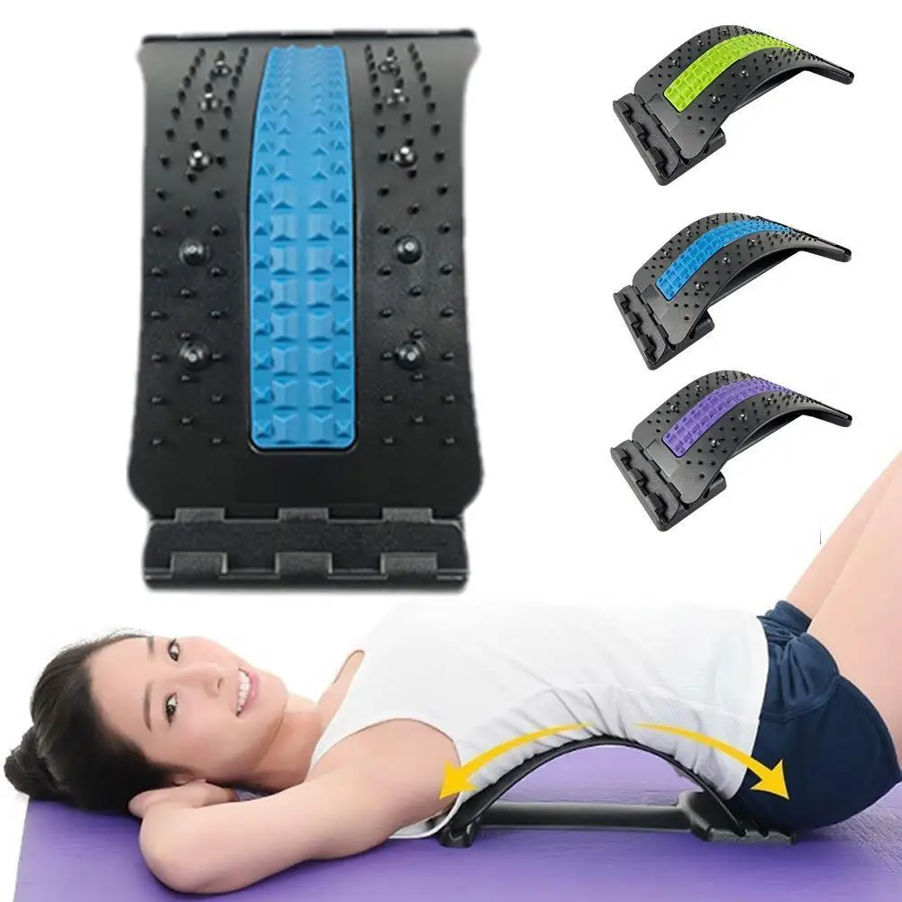 Back Massager Stretcher Back Stretching Device 3level Adjustment