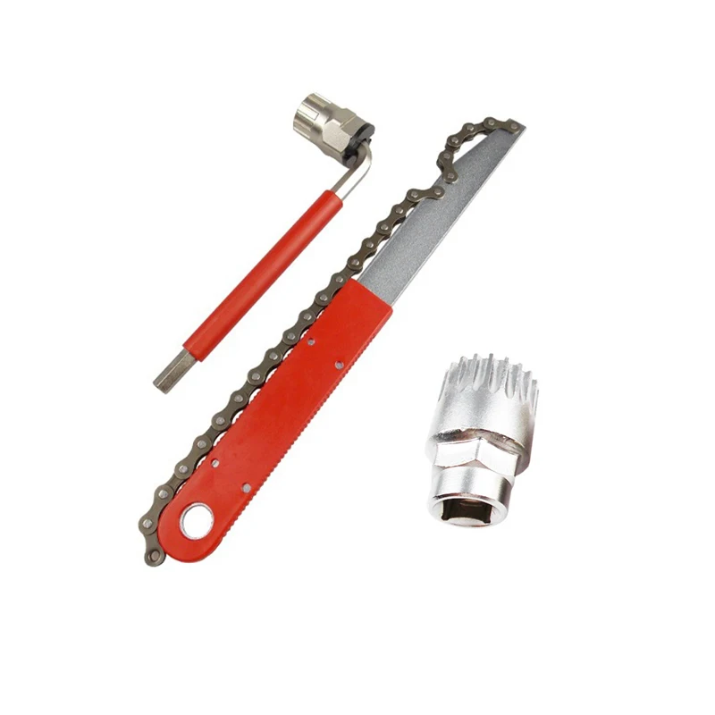 

Bicycle Flywheel Repair Tool MTB Bike Chain Cutter Bottom Bracket Hex Wrench Bike Freewheel Crank Puller Removal Tool R0193