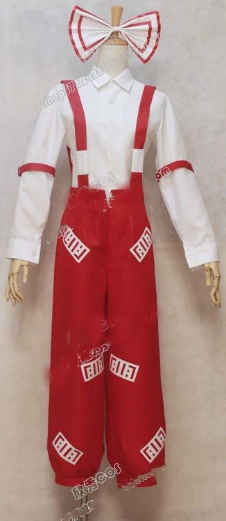 Костюм для косплея Fujiwara no Mokou из Аниме TouHou Project полный комплект комбинезоны