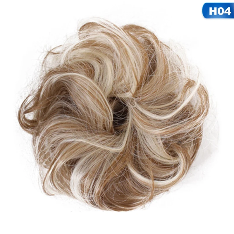10 Colors Curly Hair Ring Headband Hair Wig Bun Maker DIY Hairstyle Hairpiece Dish Hair Ring - Цвет: 4