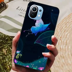 Custodia in TPU silicone nera elegante - Protezione migliorata per Xiaomi Mi 11 Lite 5G