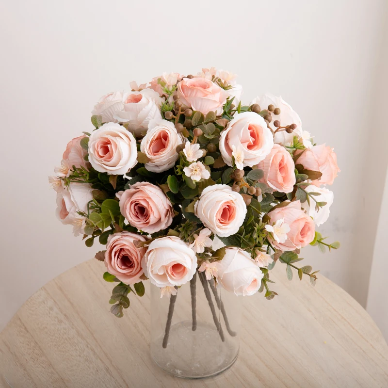 

Artificial Flowers Classic Roses Home Garden Wedding Party Decor Supplies Valentine's Day Gifts Christmas Flower Arrangements
