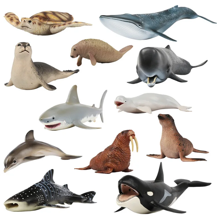 

Children Plastic Marine Organism Model Simulated Animal Office Decoration Shark Model CHILDREN'S Toy