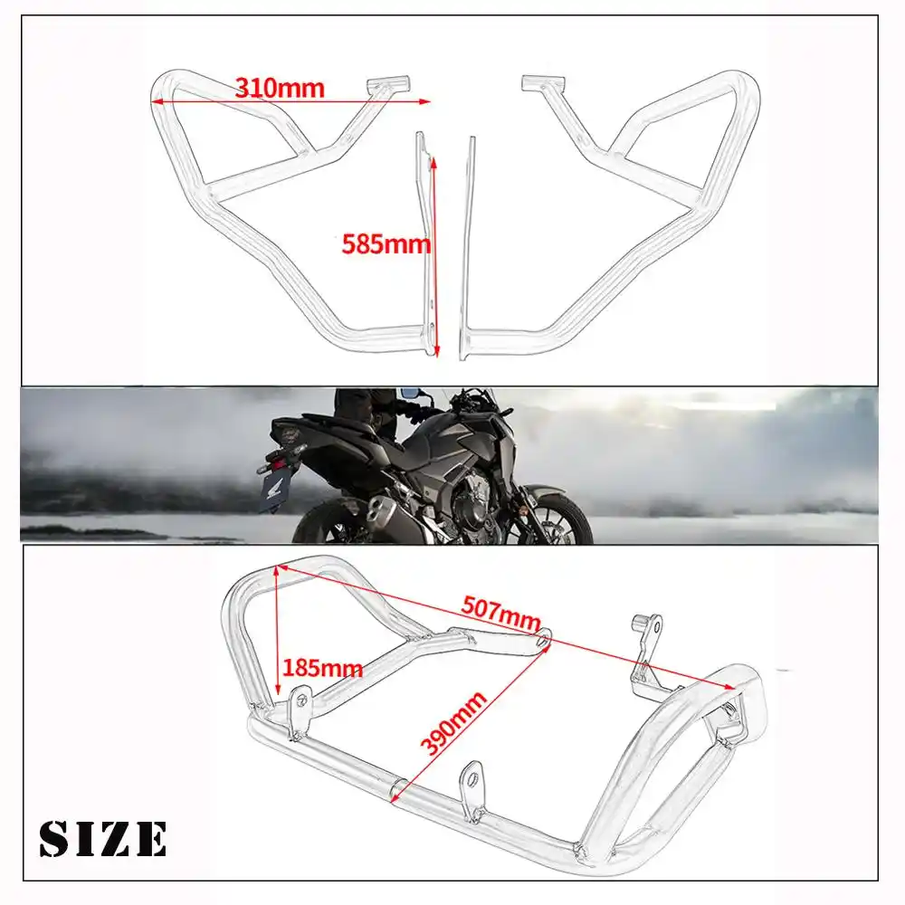 2020 honda cb500x crash bars