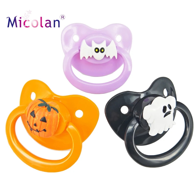 

ABDL Halloween Adult Sized Pacifier Multicolored Silicone Cute Adult Baby Pacifier Dummy for DDLG Daddy Girls