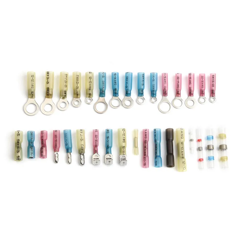 420PC Waterproof Solder Seal Heat Shrink Terminals Set Insulated Electrical Wire Cable 4Sizes Connectors for 22-14 AWG