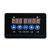 ZFX-W1020 24V микрокомпьютер цифровой Дисплей Температура контроллер термостат интеллигентая(ый) контроллер времени регулируемое электронное