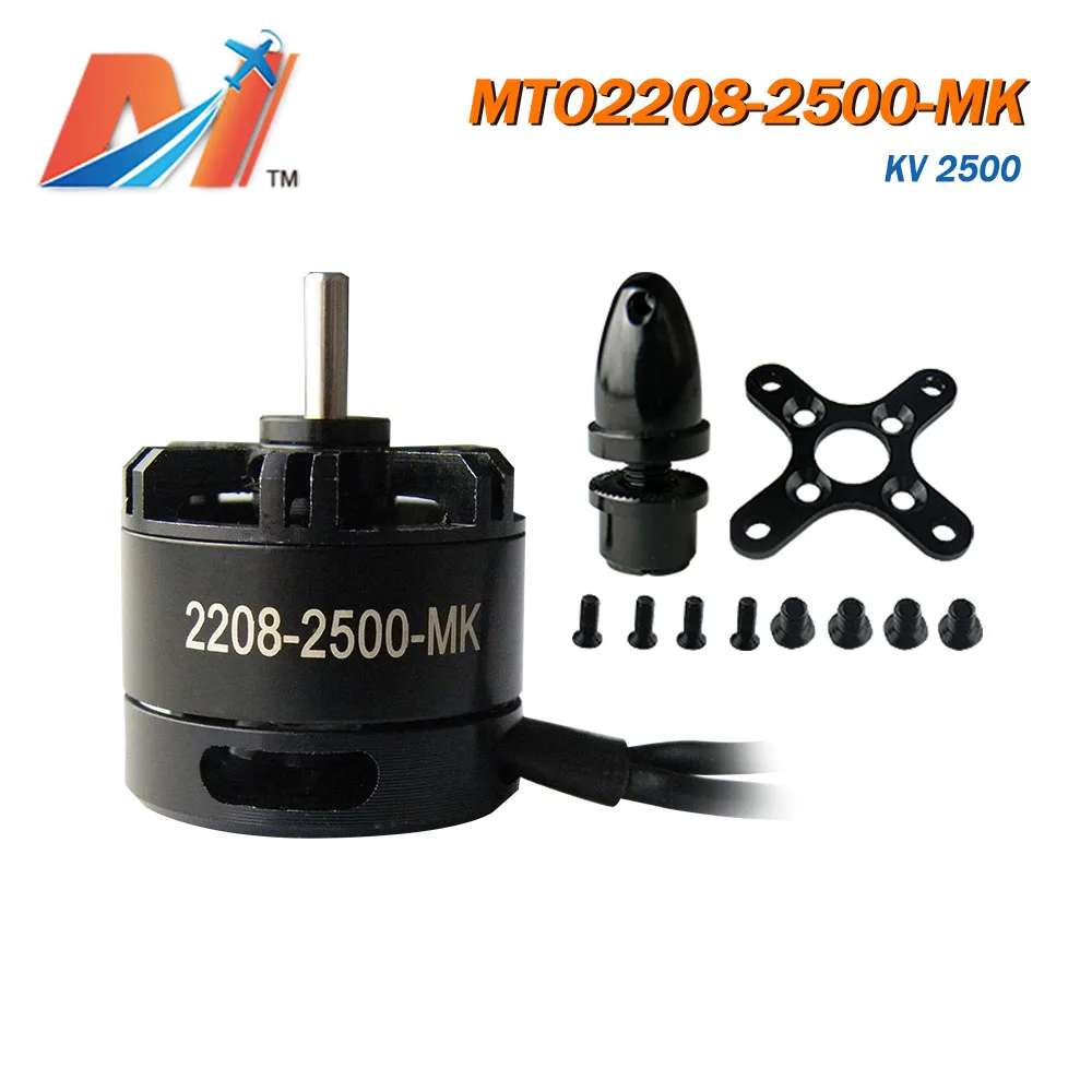 Maytech(4 шт) 2208 2500kv самолет на радиоуправлении двигатель для мини квадрокоптера