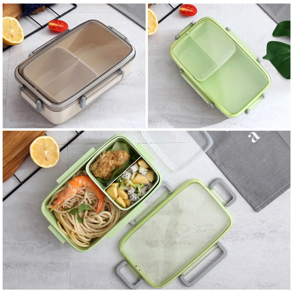 Портативный герметичный съемный Ланч бокс для микроволновой печи Bento 2020|Коробки