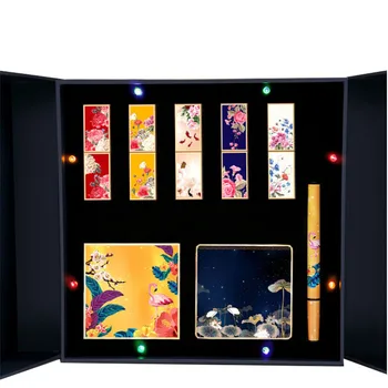 

New 8pcs Makeup Cosmetics Set Mushroom Head Air Cushion Finishing Powder Face Powder Eye Shadow Non-stick Cup Lipstick Kit