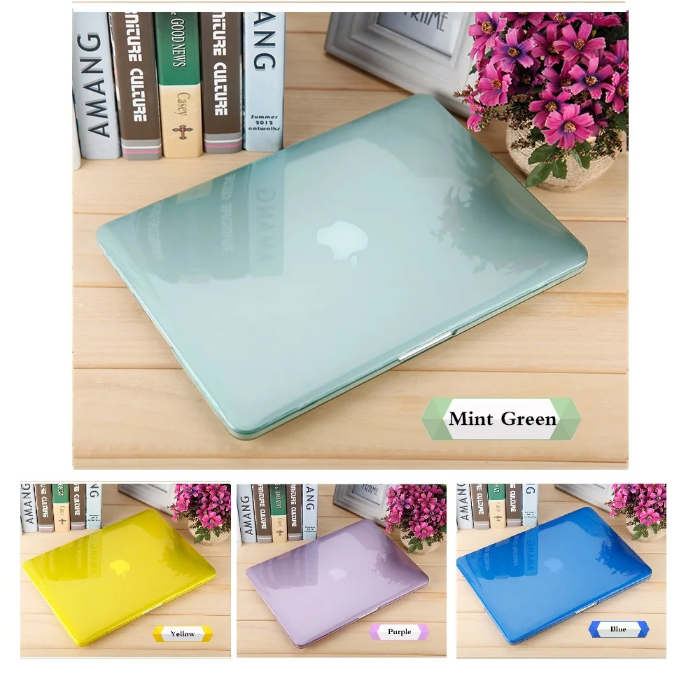 For Mac Book 13air A1466 A1369 Crystal Hard Case Shell+keyboard Cover
