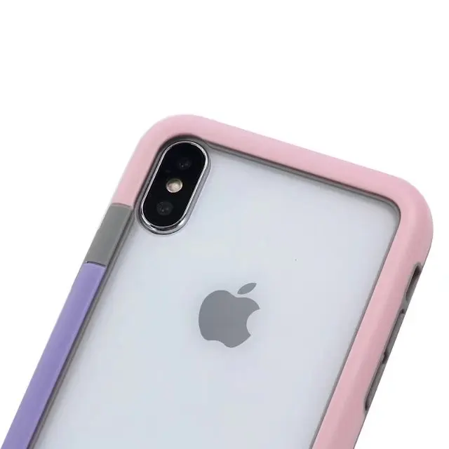 Для Iphone X XR XS MAX чехол Fundas Простой Прозрачный чехол для телефона для Iphone 7 8 7plus 8Plus Мягкий противоударный разноцветный чехол