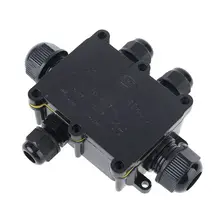 Водонепроницаемый распределительная коробка открытый Пластик коробка для распределиления электричества чехол кабель провод разъем Защита корпуса чехол