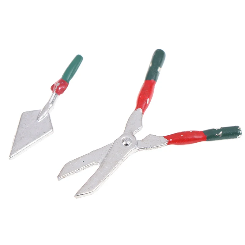 3 шт. металлическая Лейка Лопата садовые инструменты для детей Кукольный дом Миниатюрные аксессуары 1/12 миниатюрная мебель для кукольного дома игрушка