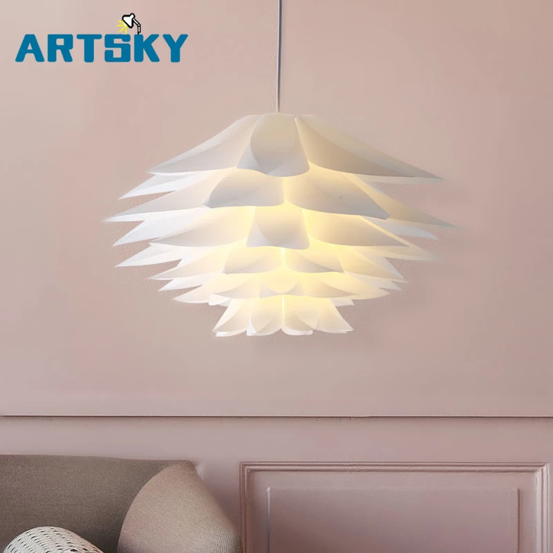 Günstig Dekorative Kunst Linie Hängen FÜHRTE Lotus Licht für Schlafzimmer Restaurant Beleuchtung Dekoration