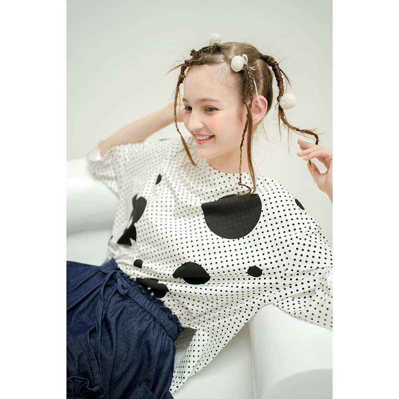 imakokoni white T-shirt original design wave point
