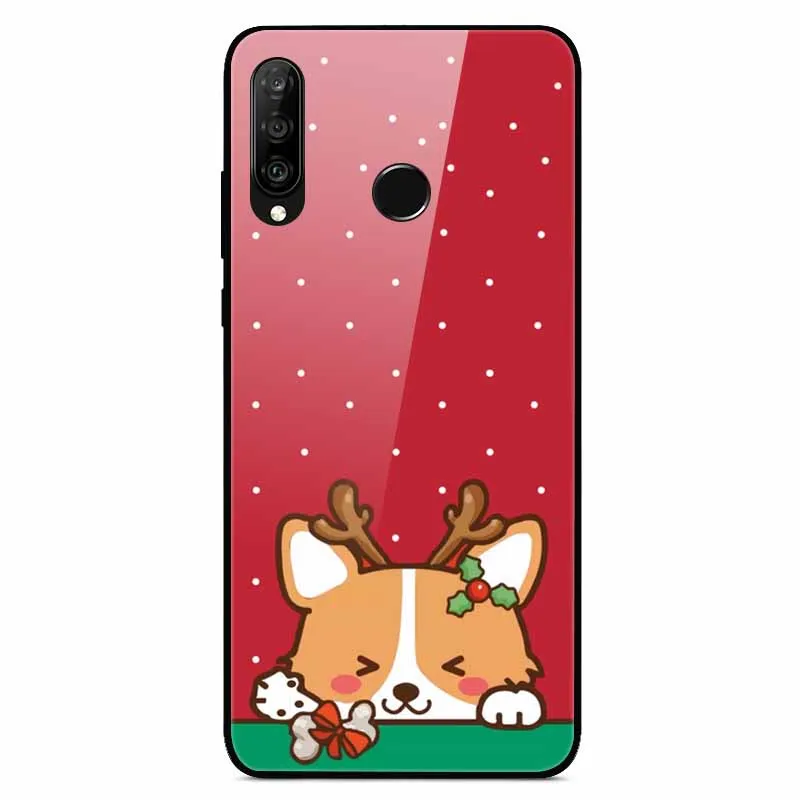 Рождественский чехол для huawei honor 20S 10i, закаленное стекло, жесткий чехол для телефона honor 20 Pro, чехол 20Pro, чехол для honor 10 lite