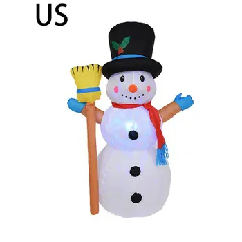 

Christmas Props Inflatable Toys Color Rotating Snowman Shape Inflatable Model Funny Performance Props