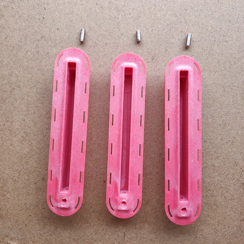 

New Style 3pcs/set Tri Fin Surfboard Box Fins for Future Surfing SUP Screw red